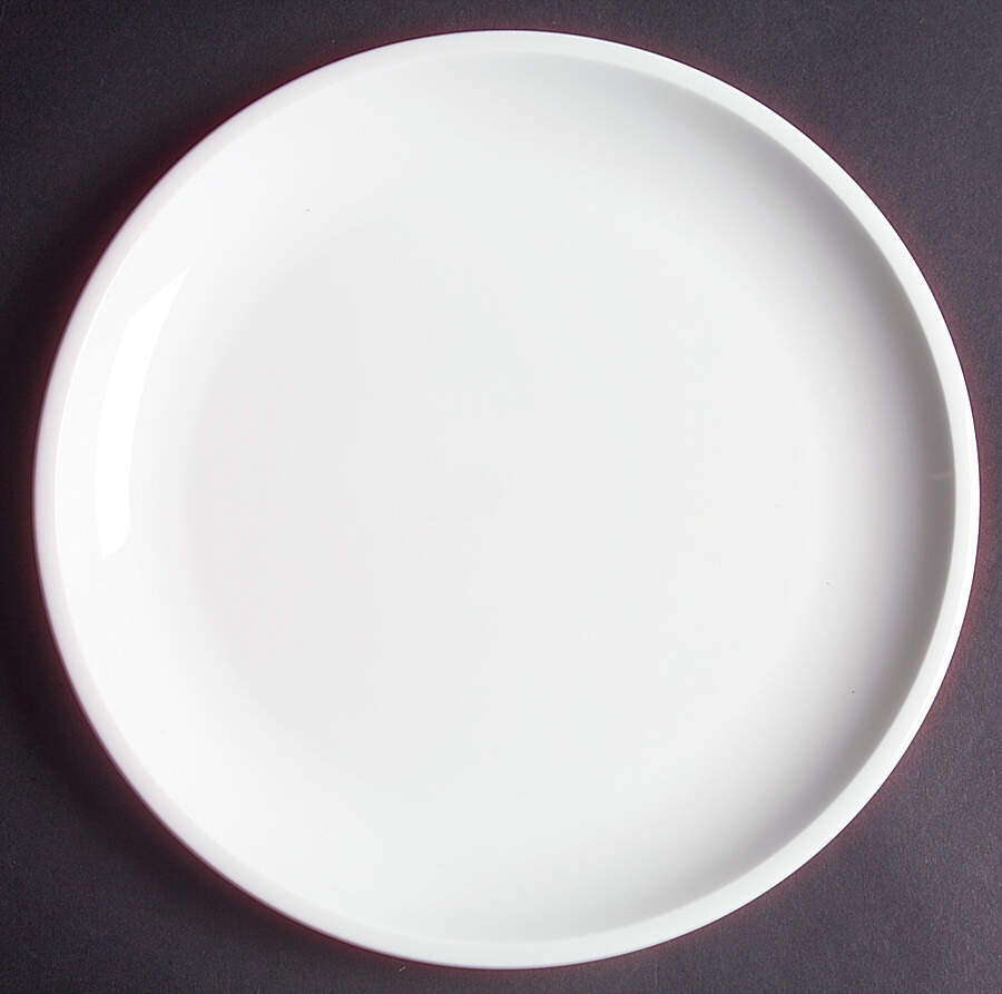 Plato White Coupe Salad Plate by Wedgwood-1