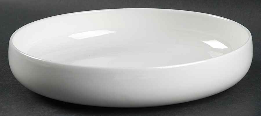 Plato White 8" Individual Pasta Bowl by Wedgwood-1