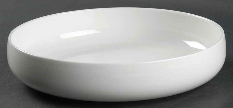 Plato White 9" Salad Serving Bowl by Wedgwood-1