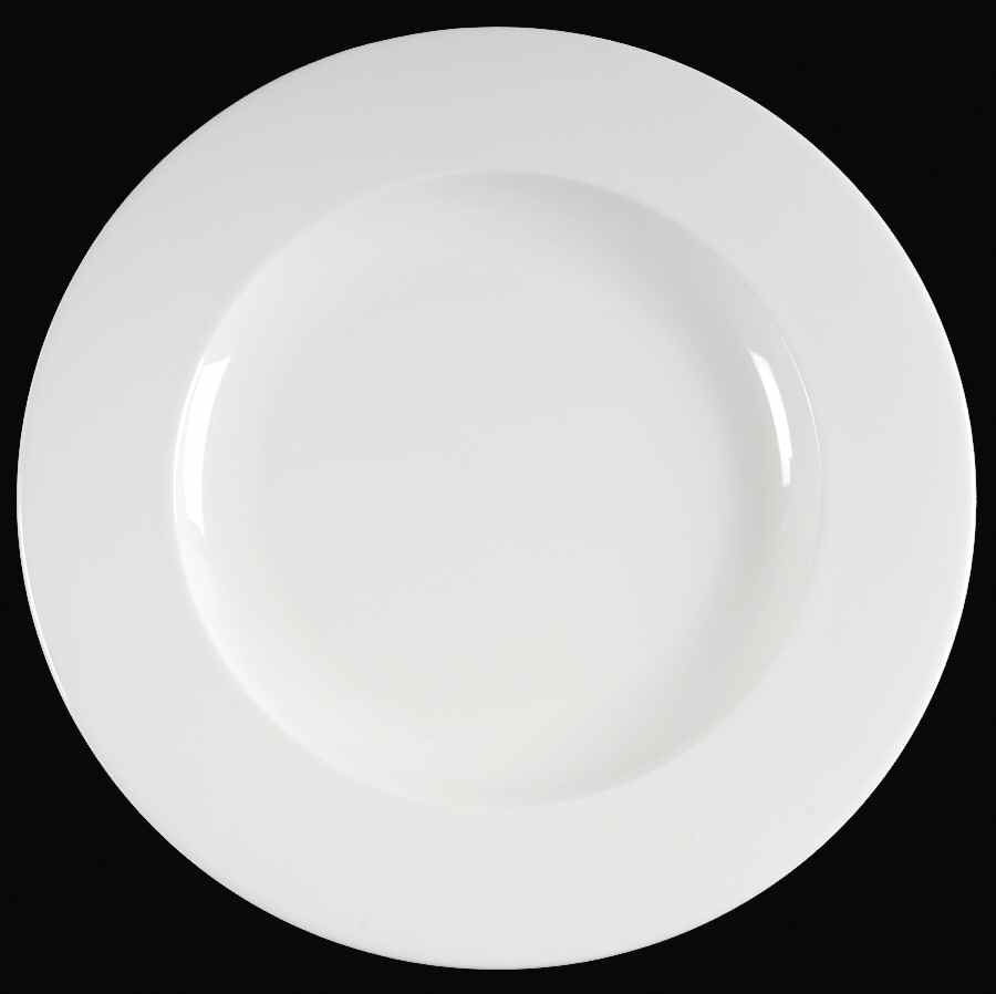 Plato White Dinner Plate by Wedgwood-1
