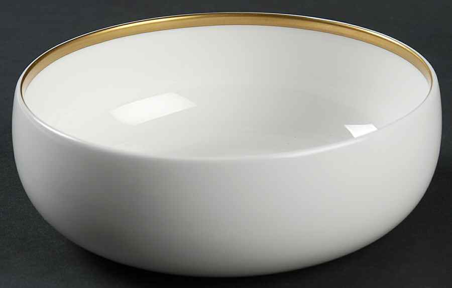 Plato Gold Soup/Cereal Bowl by Wedgwood-1
