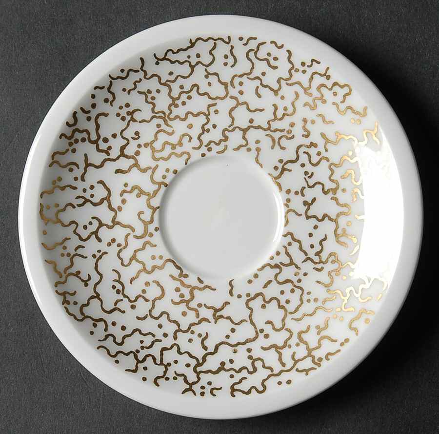 Plato Gold Saucer for Espresso Cup by Wedgwood-1