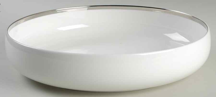 Plato Platinum 9" Salad Serving Bowl by Wedgwood-1