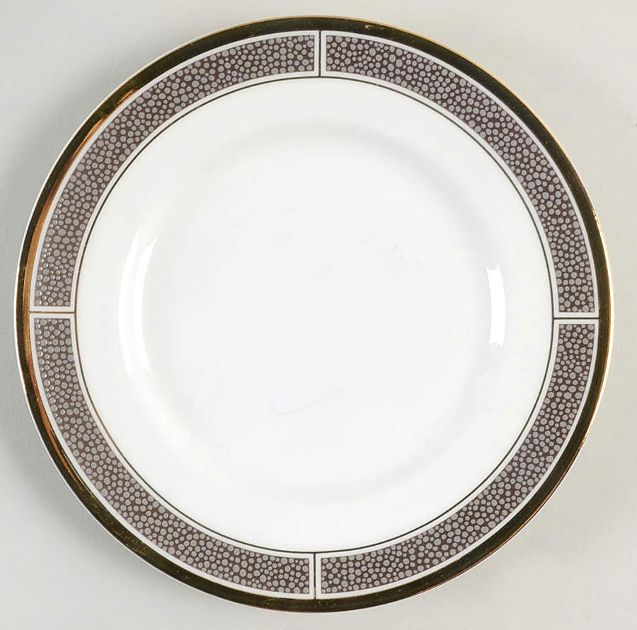 Shagreen Cocoa Bread & Butter Plate by Wedgwood-1