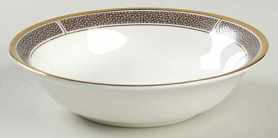 Shagreen Cocoa Coupe Cereal Bowl by Wedgwood-1