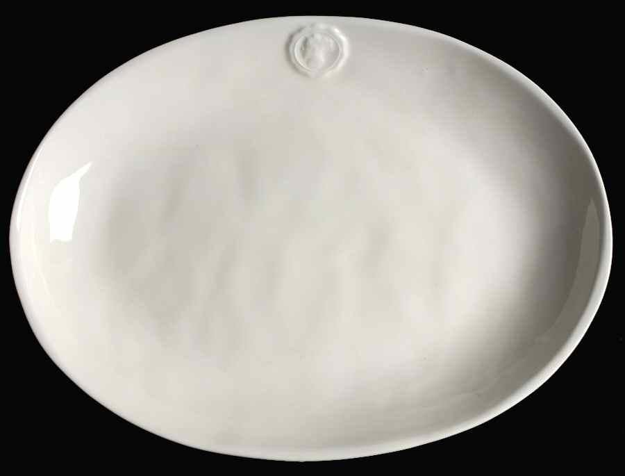 Portobello Road Cream 19" Oval Serving Platter by Wedgwood-1