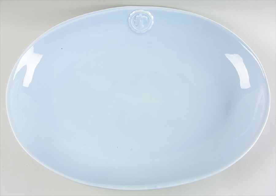 Portobello Road Blue 19" Oval Serving Platter by Wedgwood-1