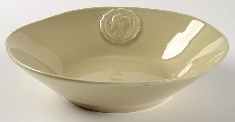 Portobello Road Khaki 8" Individual Pasta Bowl by Wedgwood-1