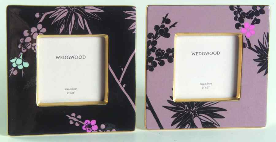 Prunus Square Frame-Holds 2" X 2" (Set of 2 Motifs) by Wedgwood-1