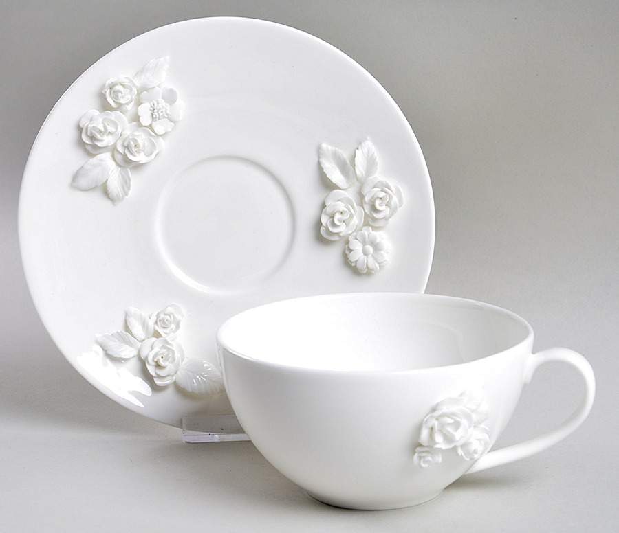 Petal Cappuccino Cup & Saucer Set by Wedgwood-1