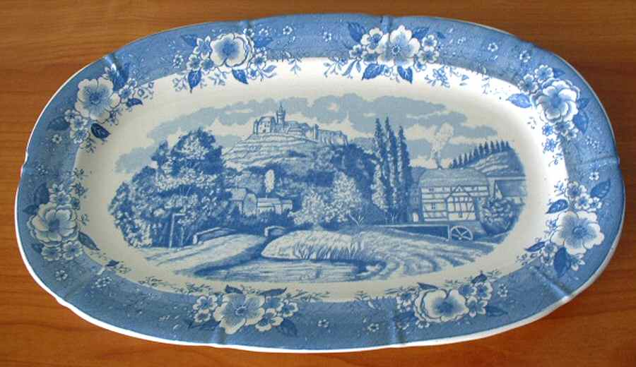 Heimatland 13" Oval Serving Platter by Waechtersbach-1