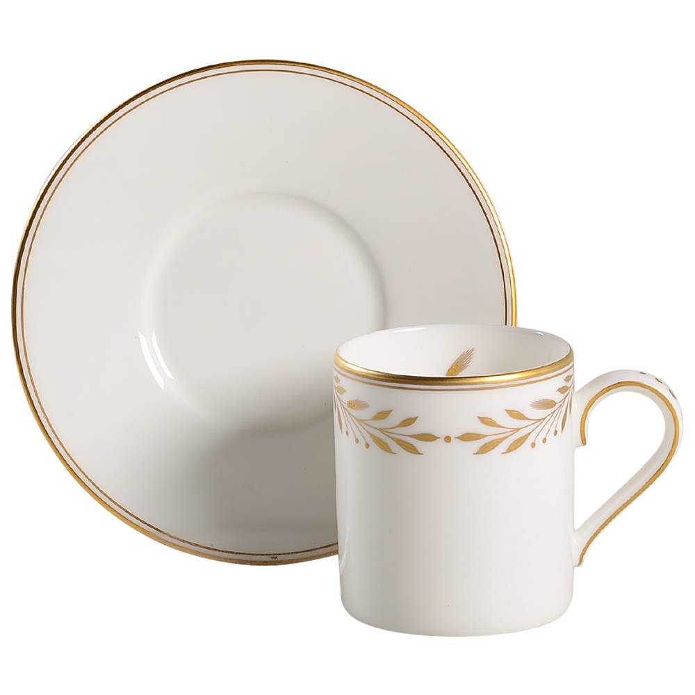 Misia Flat Demitasse Cup & Saucer Set - Set of 4 by Waterford China-1
