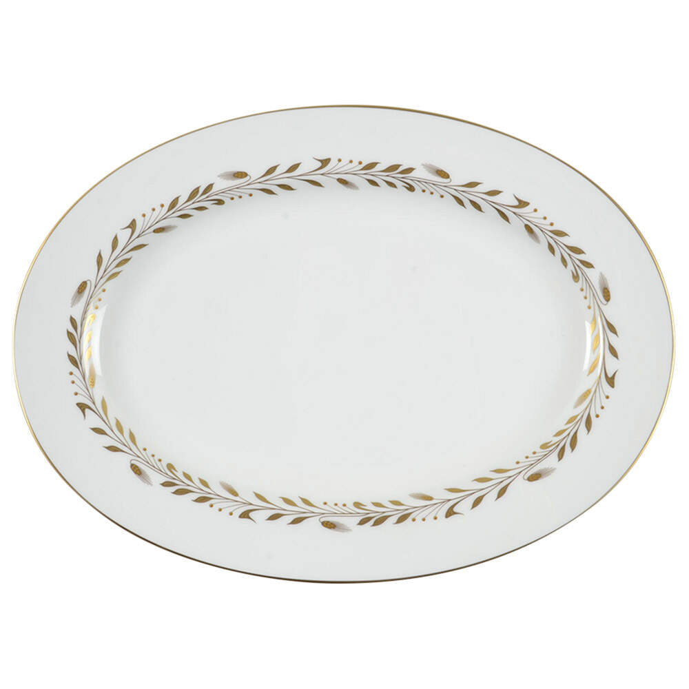 Misia 14" Oval Serving Platter by Waterford China-1