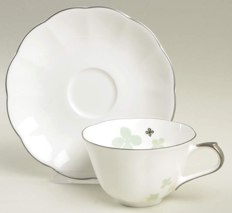 Elizabeth Flat Cup & Saucer Set by Waterford China-1