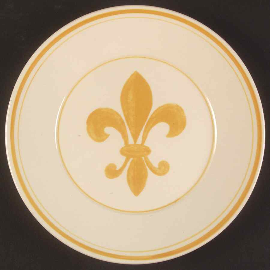 Fleur de Lys Collection Dijon Luncheon Plate by Williams-Sonoma-1