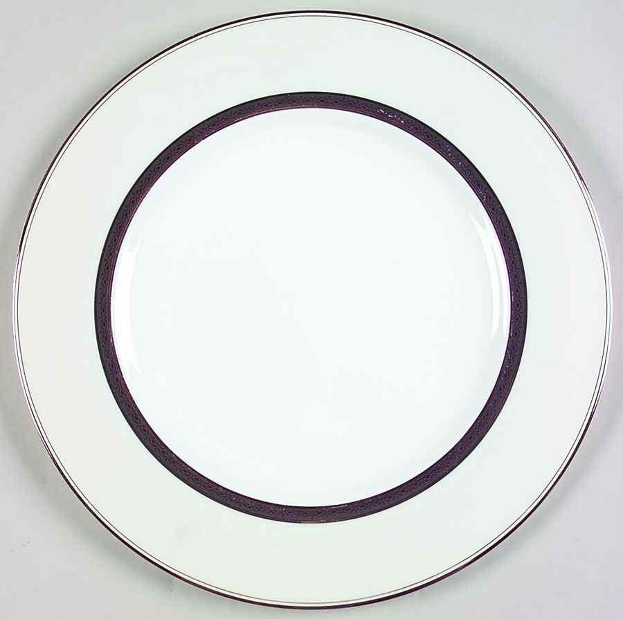 Araglin Platinum Dinner Plate by Waterford China-1