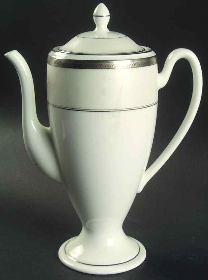 Araglin Platinum Coffee Pot & Lid by Waterford China-1
