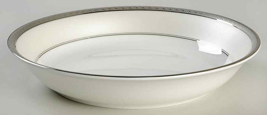 Araglin Platinum Individual Pasta Bowl by Waterford China-1