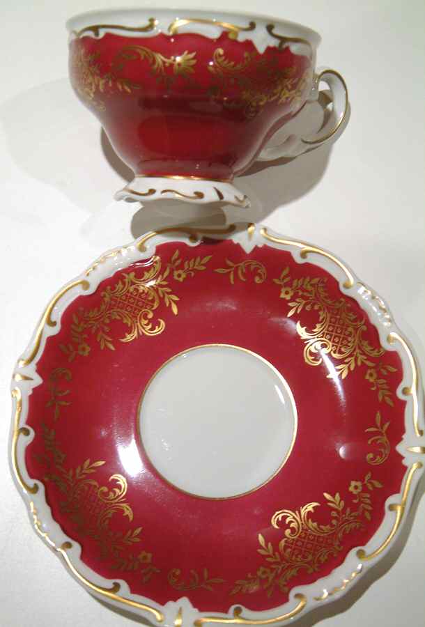 WEI85 Footed Cup & Saucer Set by Weimar-1