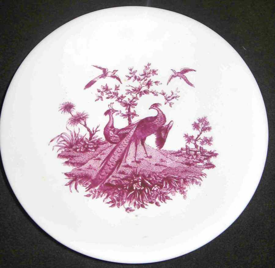 Liverpool Birds Pink 9" Diameter Pedestal Cake Stand by Wedgwood-1