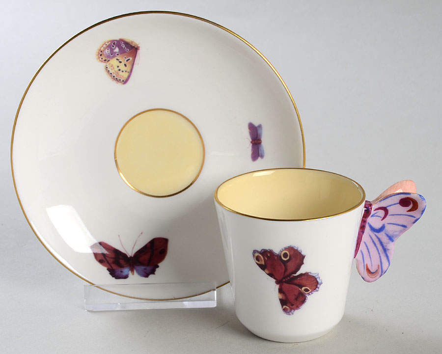 Harlequin Collection Flat Cup & Saucer Set by Wedgwood-1