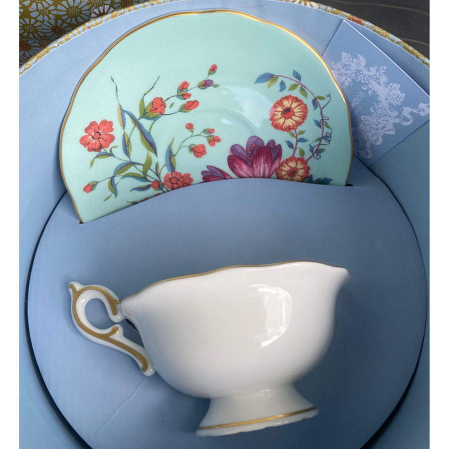 Harlequin Collection Footed Cup & Saucer Set by Wedgwood-1