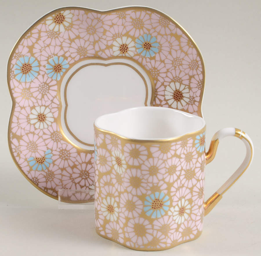 Harlequin Collection Flat Cup & Saucer Set by Wedgwood-1