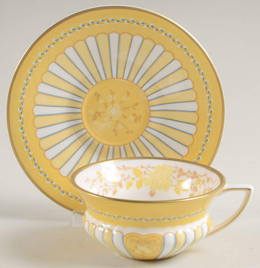 Harlequin Collection Footed Cup & Saucer Set by Wedgwood-1