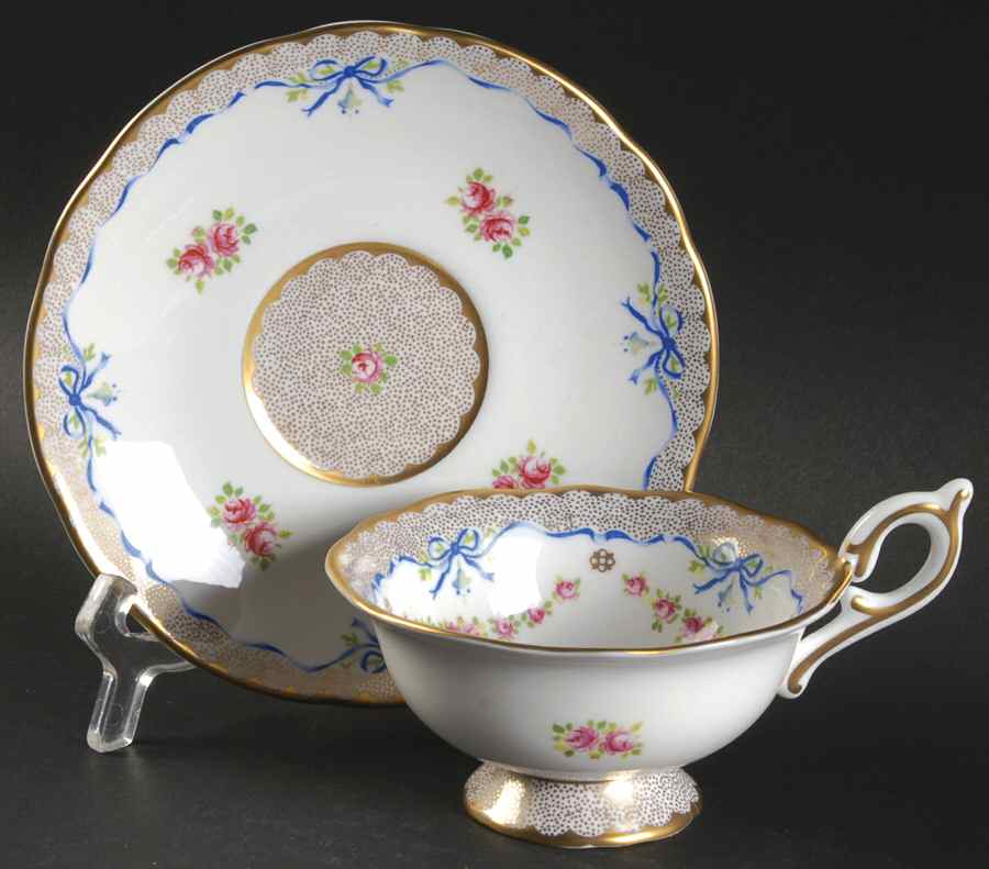 Harlequin Collection Footed Cup & Saucer Set by Wedgwood-1