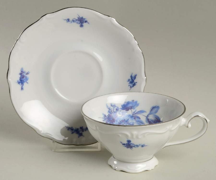 WIG934 Footed Cup & Saucer Set by Winterling - Bavaria-1