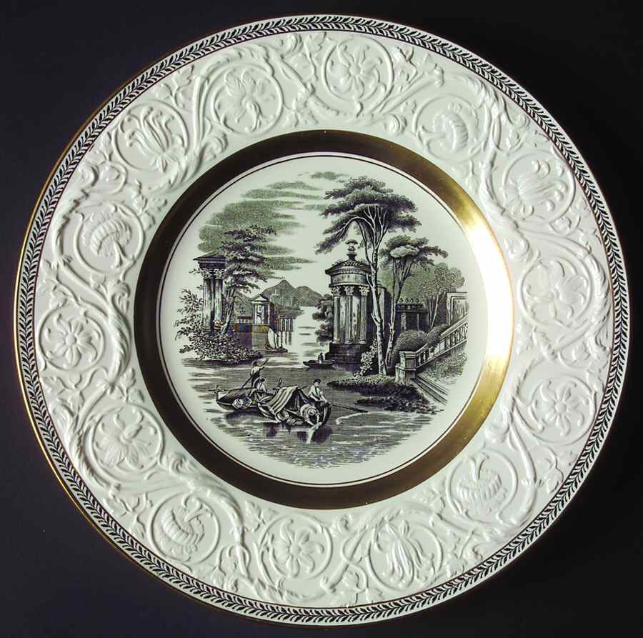 Torbay Black & Gold Dinner Plate by Wedgwood-1