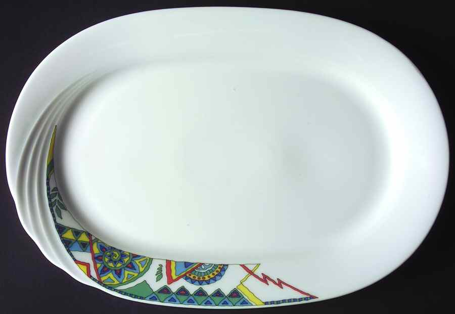 WIG938 12" Oval Serving Platter by Winterling - Bavaria-1
