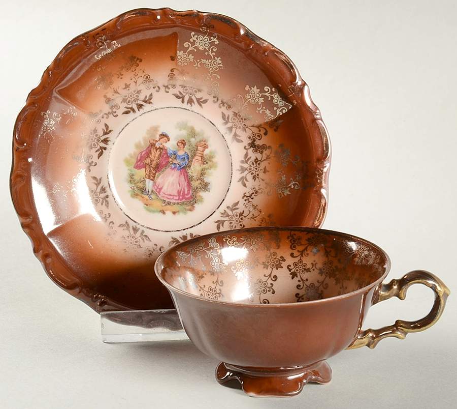 WLD25 Footed Demitasse Cup & Saucer Set by Waldershof-1