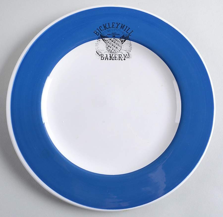 Stamped Label Blue Luncheon Plate by Williams-Sonoma-1