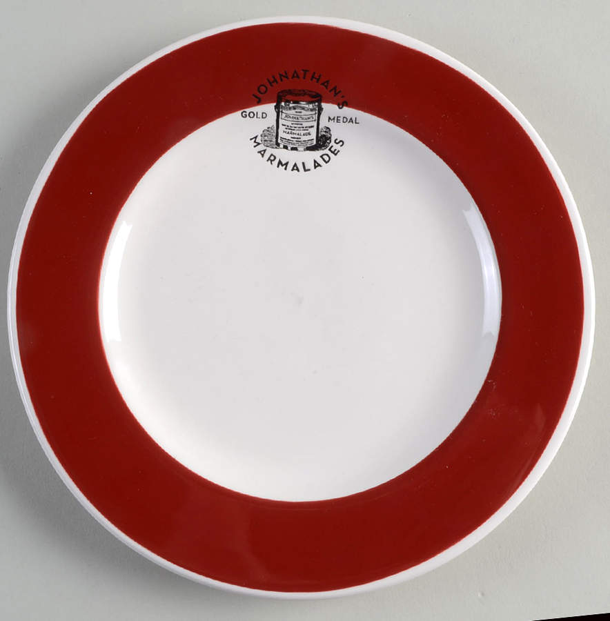 Stamped Label Red Luncheon Plate by Williams-Sonoma-1