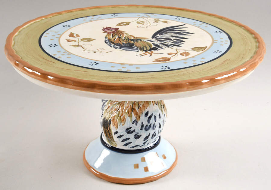 Canterbury Footed Cake Plate by Whole Home-1