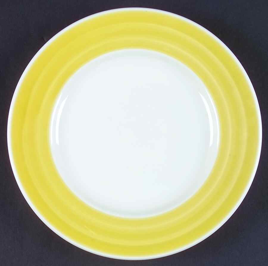 Brasserie Yellow (Band and Verge) Luncheon Plate by Williams-Sonoma-1