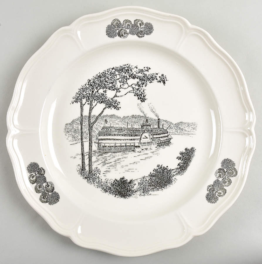 Scenes of Cincinnati Dinner Plate by Wedgwood-1