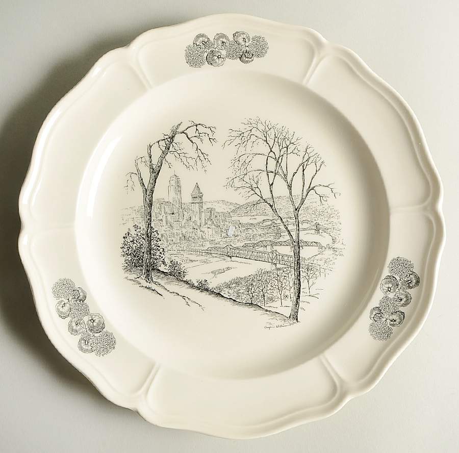Scenes of Cincinnati Dinner Plate by Wedgwood-1