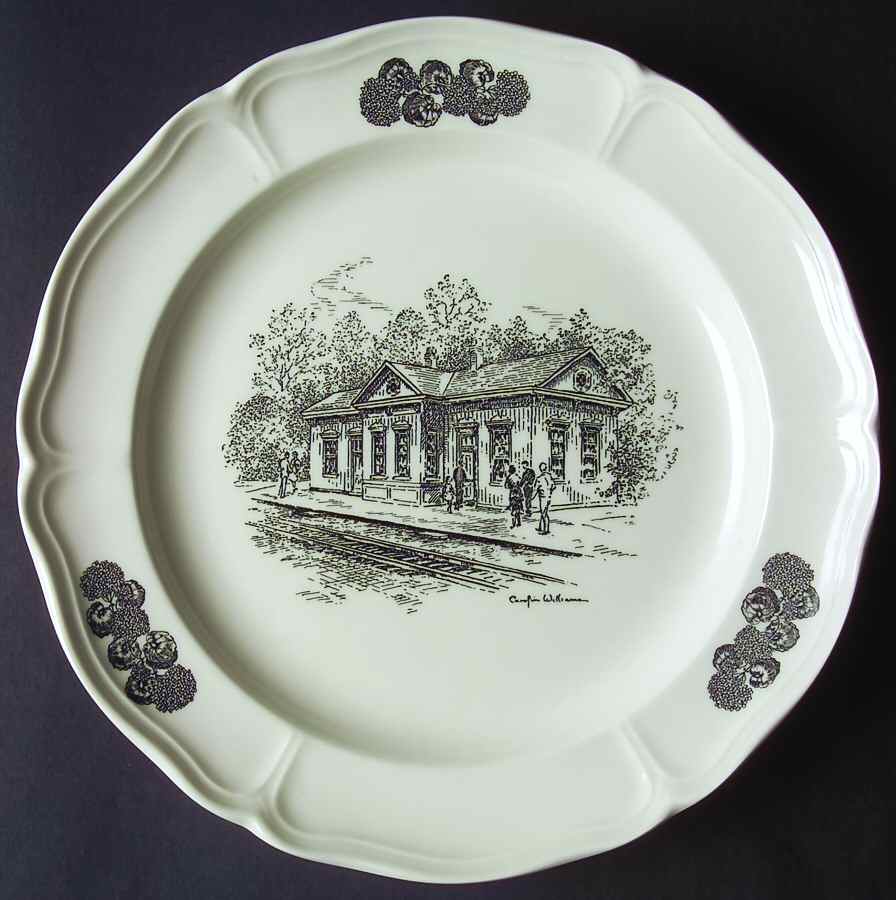 Scenes of Cincinnati Dinner Plate by Wedgwood-1