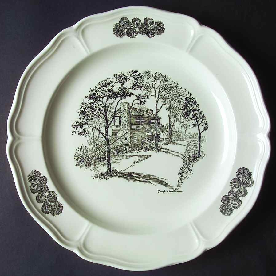 Scenes of Cincinnati Dinner Plate by Wedgwood-1