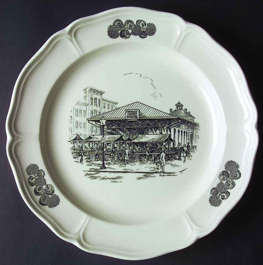 Scenes of Cincinnati Dinner Plate by Wedgwood-1