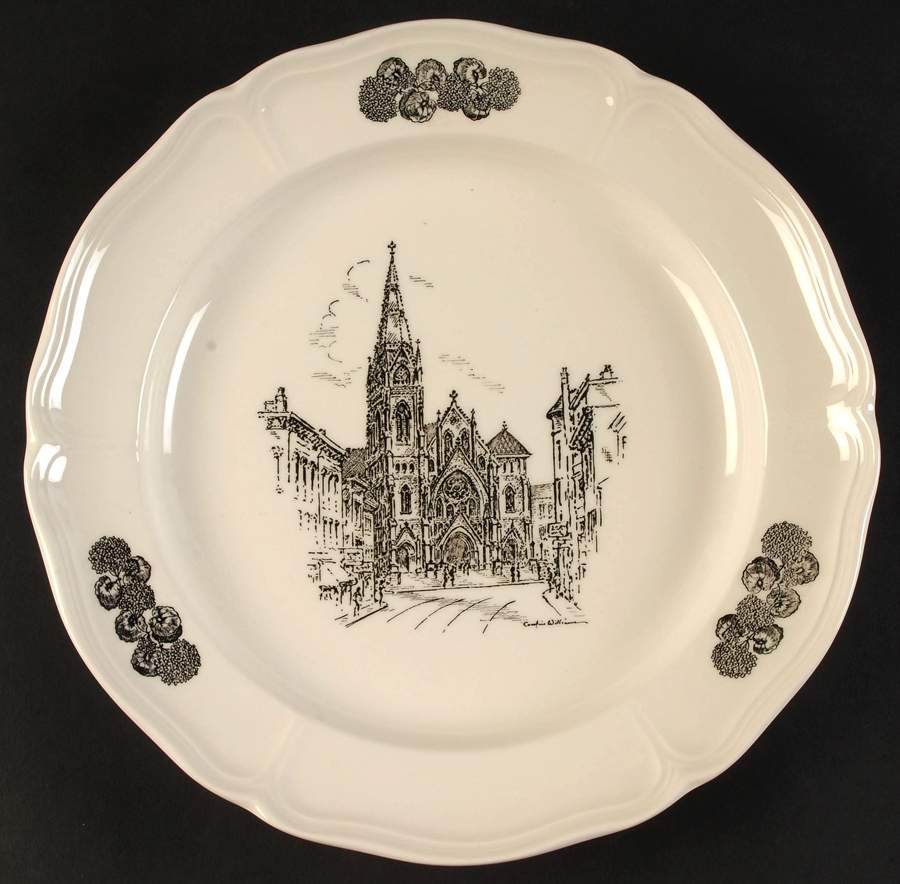 Scenes of Cincinnati Dinner Plate by Wedgwood-1