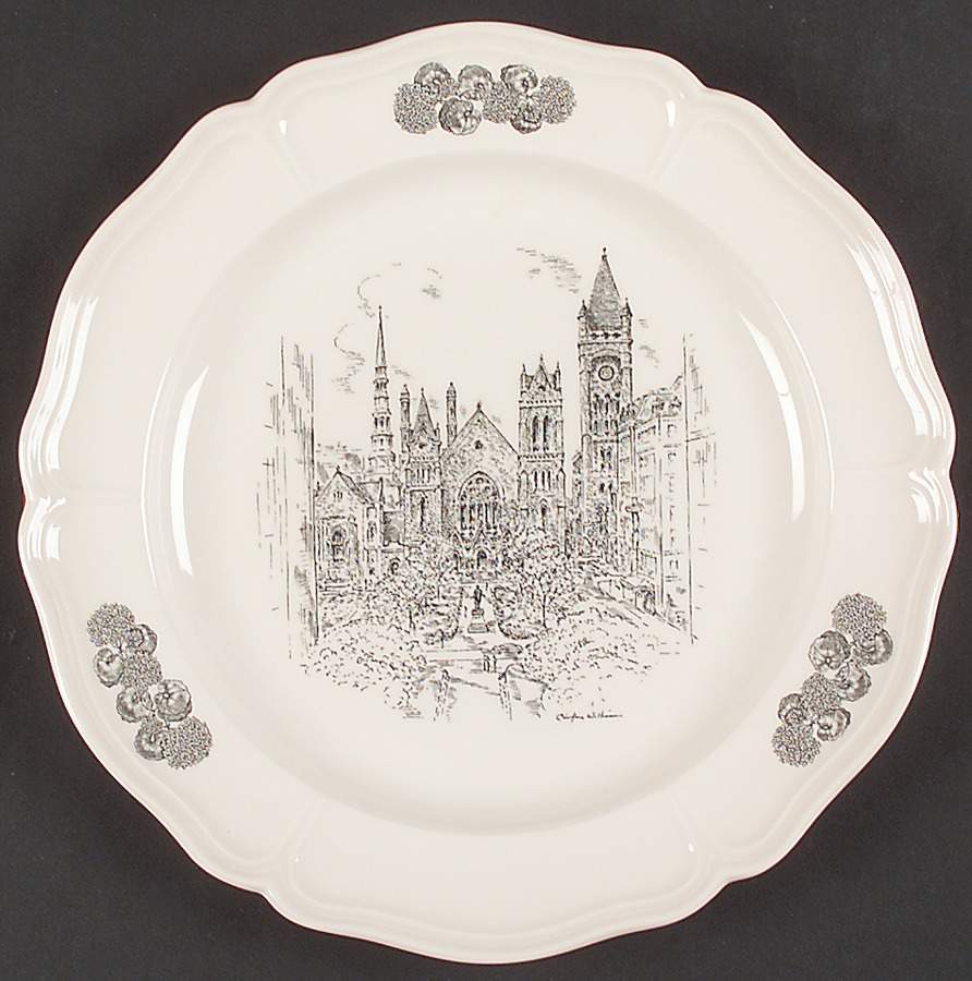 Scenes of Cincinnati Dinner Plate by Wedgwood-1