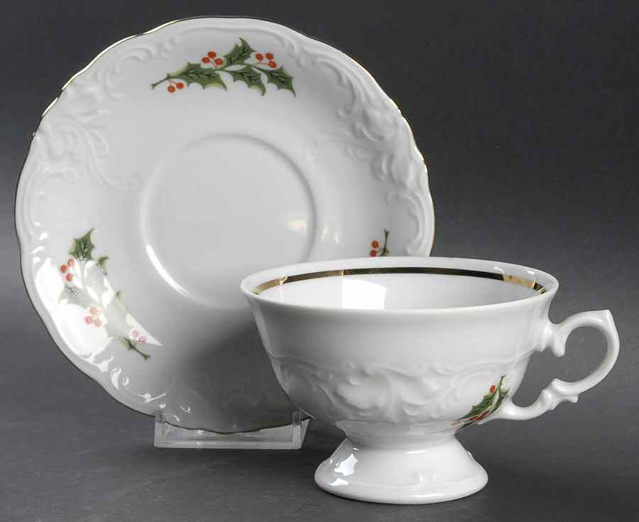 WAV57 Footed Cup & Saucer Set by Wawel-1