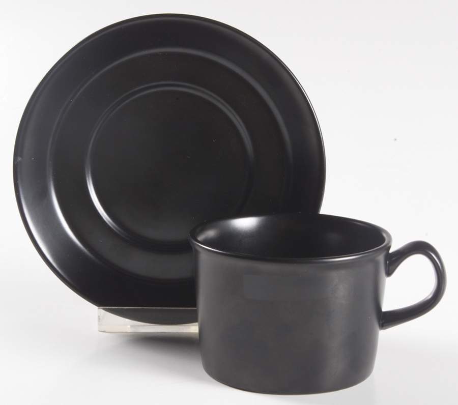 Ravenstone Flat Cup & Saucer Set by Wedgwood-1