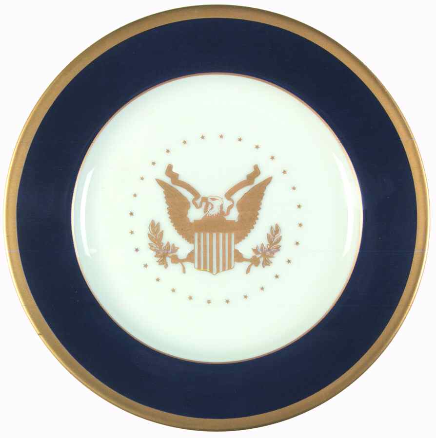 William Jefferson Clinton Salad/Dessert Plate by Woodmere-1