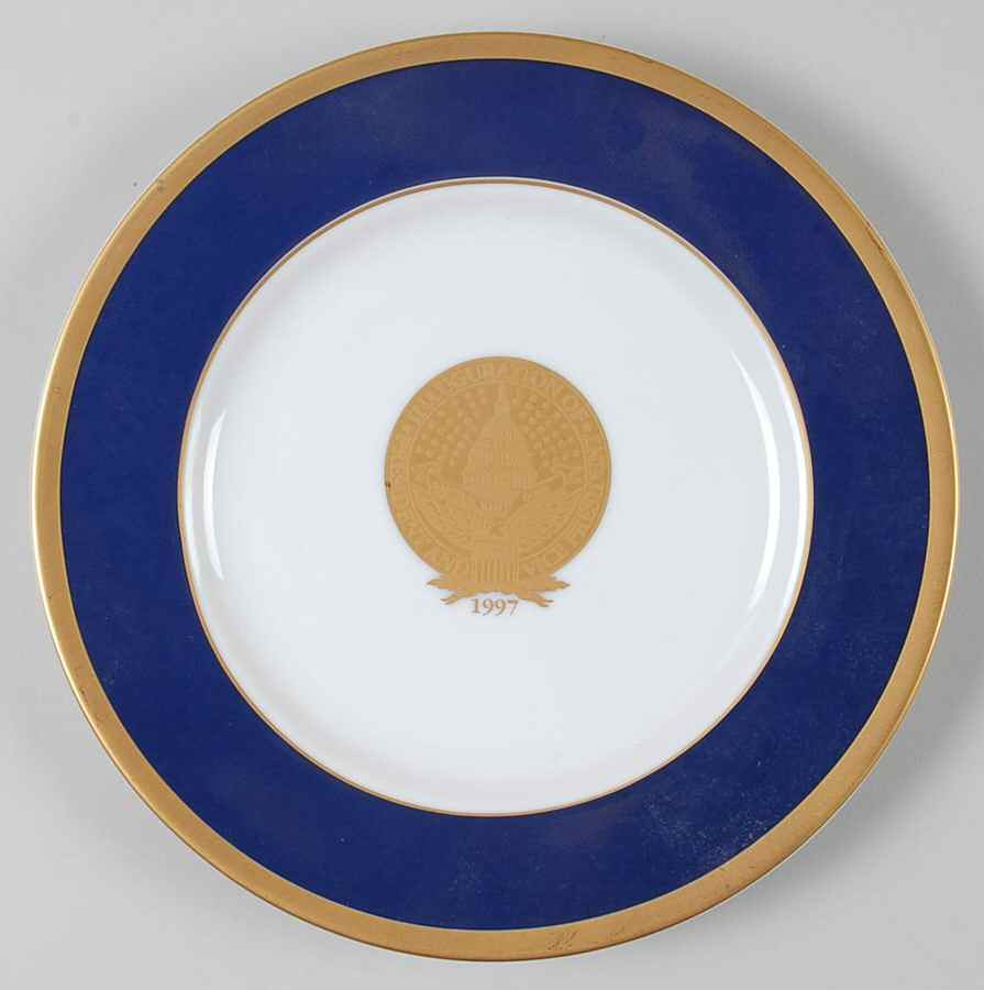William Jefferson Clinton Salad/Dessert Plate by Woodmere-1