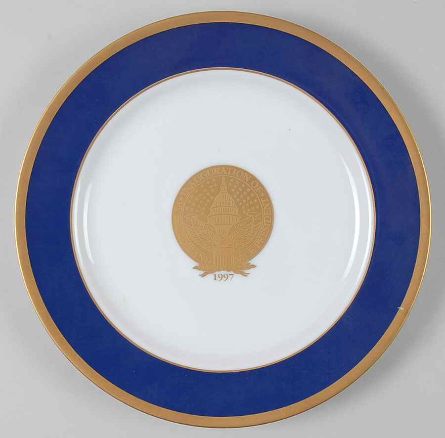William Jefferson Clinton Luncheon Plate by Woodmere-1