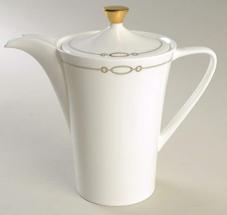 Dorado Tea/Coffee Pot & Lid by Waterford China-1